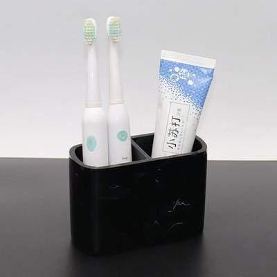 Shop 0 Black Toothbrush holder Mojo Bathroom Accessories Set Mademoiselle Home Decor
