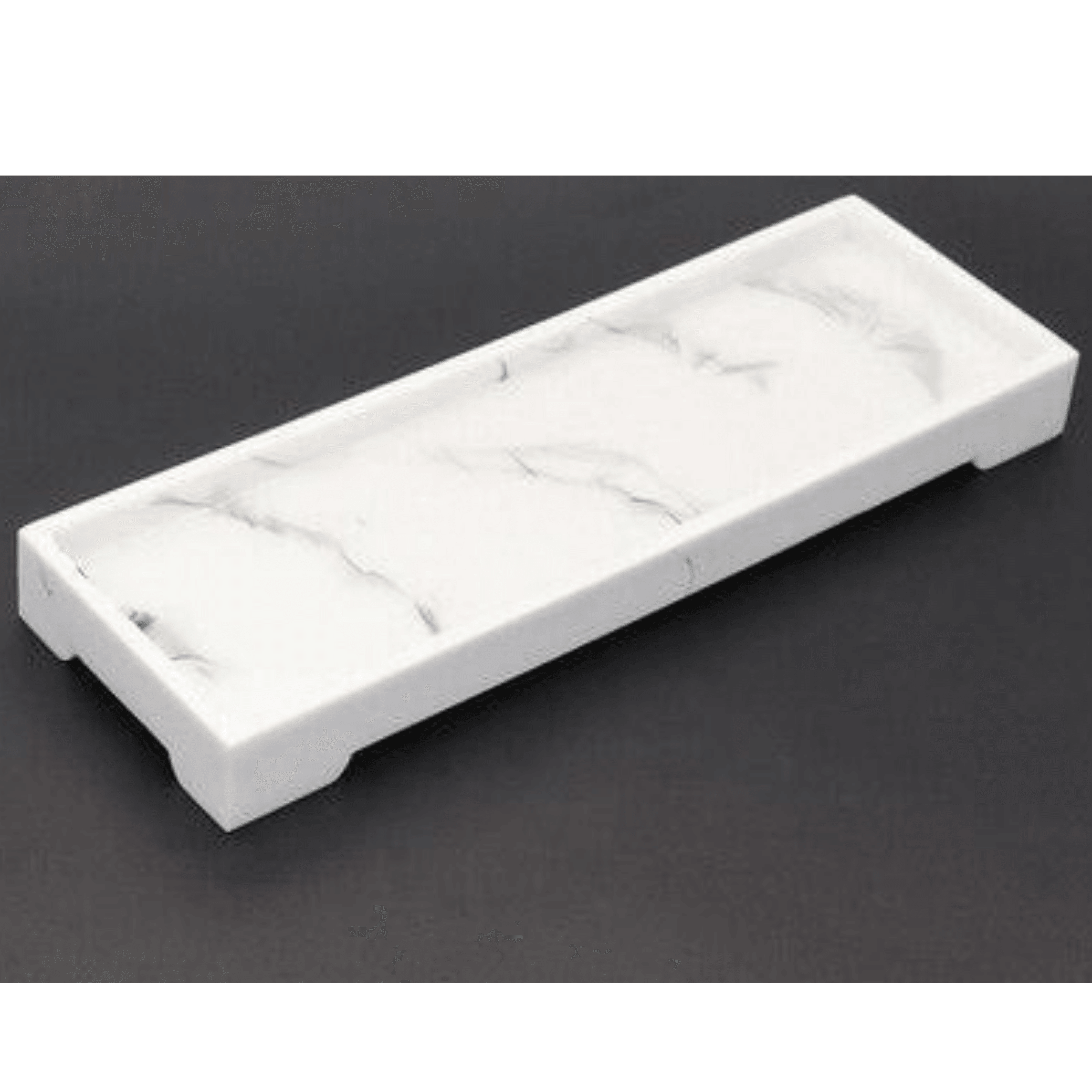 Shop 0 White rectangular tray-31x10x3cm 1 Mojo Bathroom Accessories Set Mademoiselle Home Decor