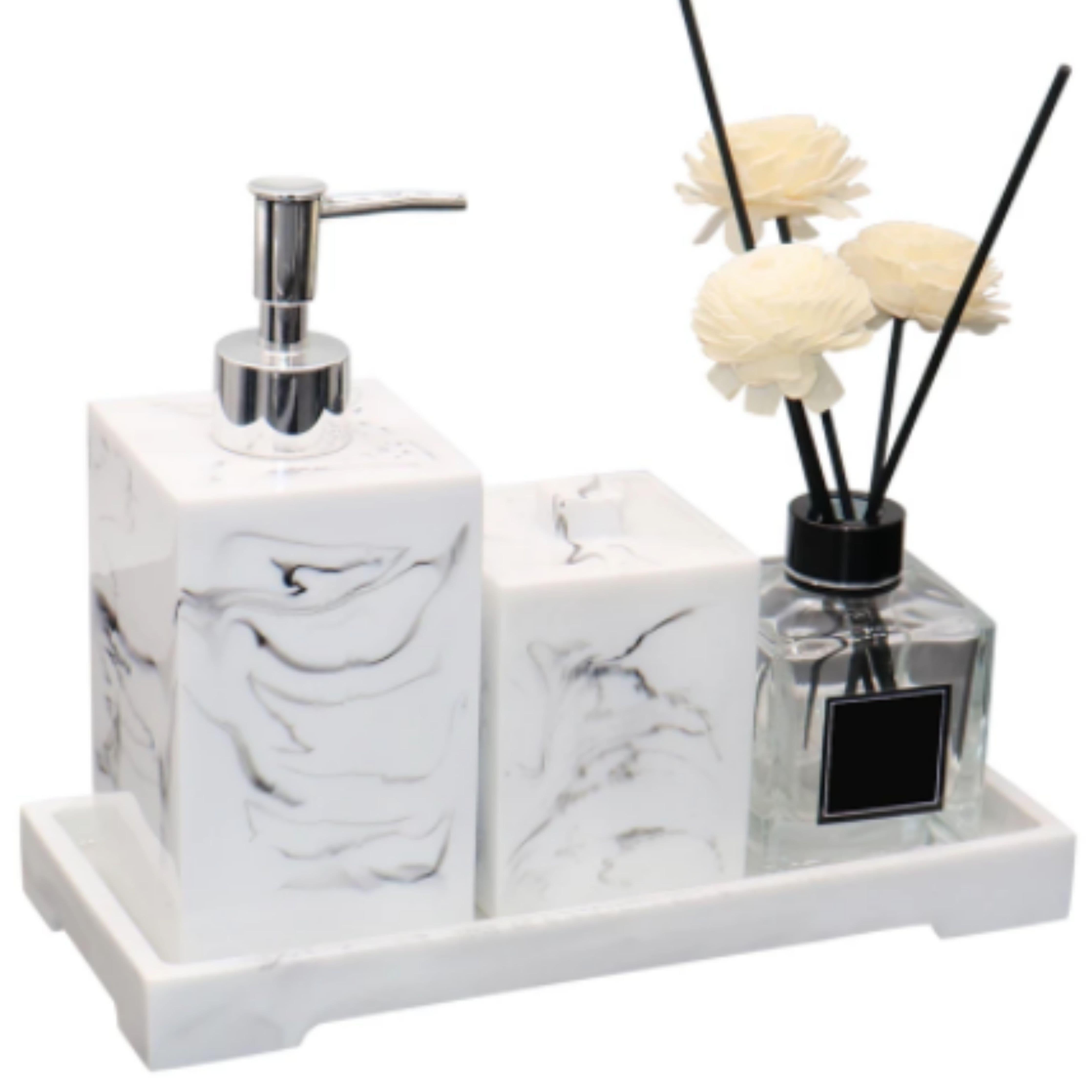 Shop 0 Mojo Bathroom Accessories Set Mademoiselle Home Decor