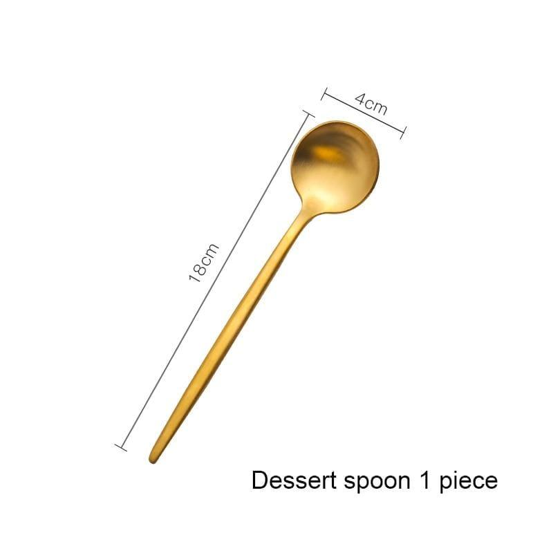 Shop 100003310 Dessert spoon Mojo Cutlery Set Mademoiselle Home Decor