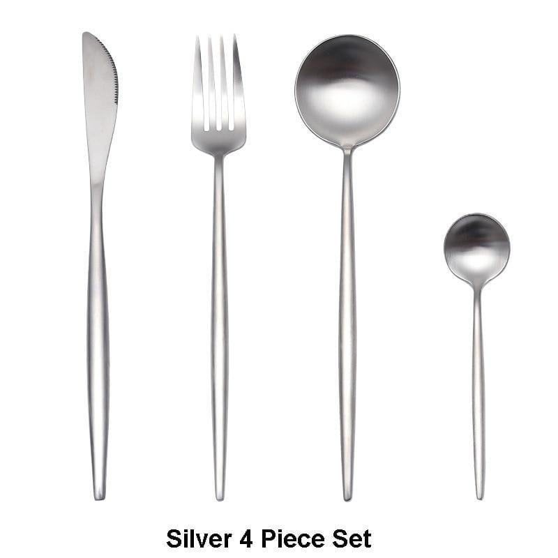 Shop 100003310 Silver Mojo Cutlery Set Mademoiselle Home Decor