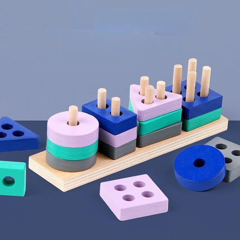 Shop 0 Montessori Building Blocks Puzzle Toy Mademoiselle Home Decor