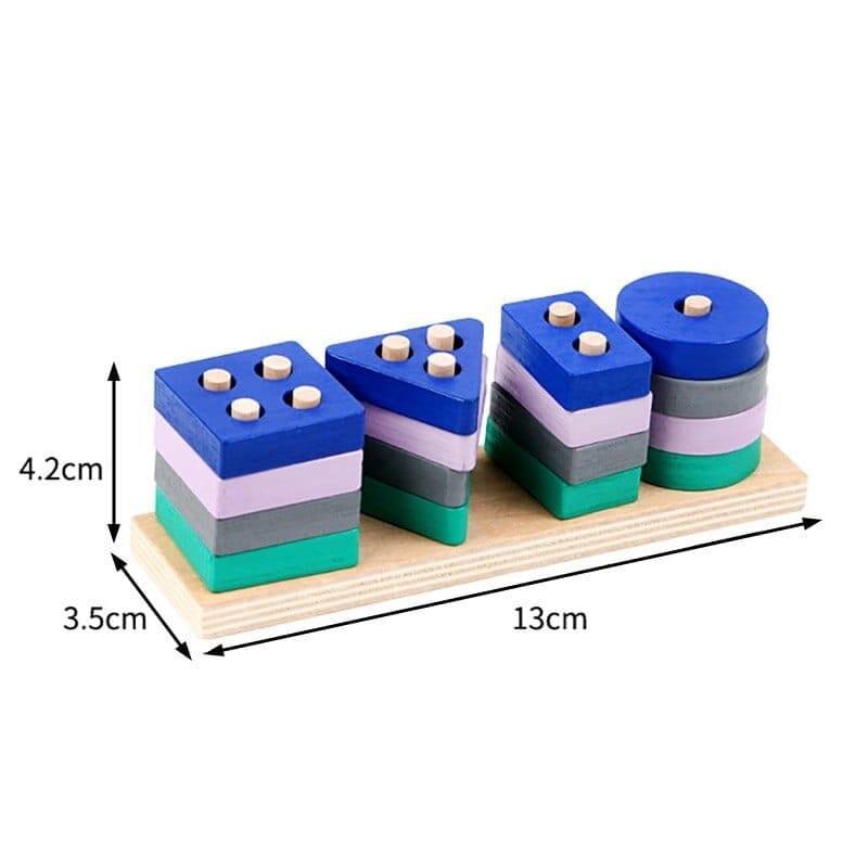 Shop 0 Montessori Building Blocks Puzzle Toy Mademoiselle Home Decor
