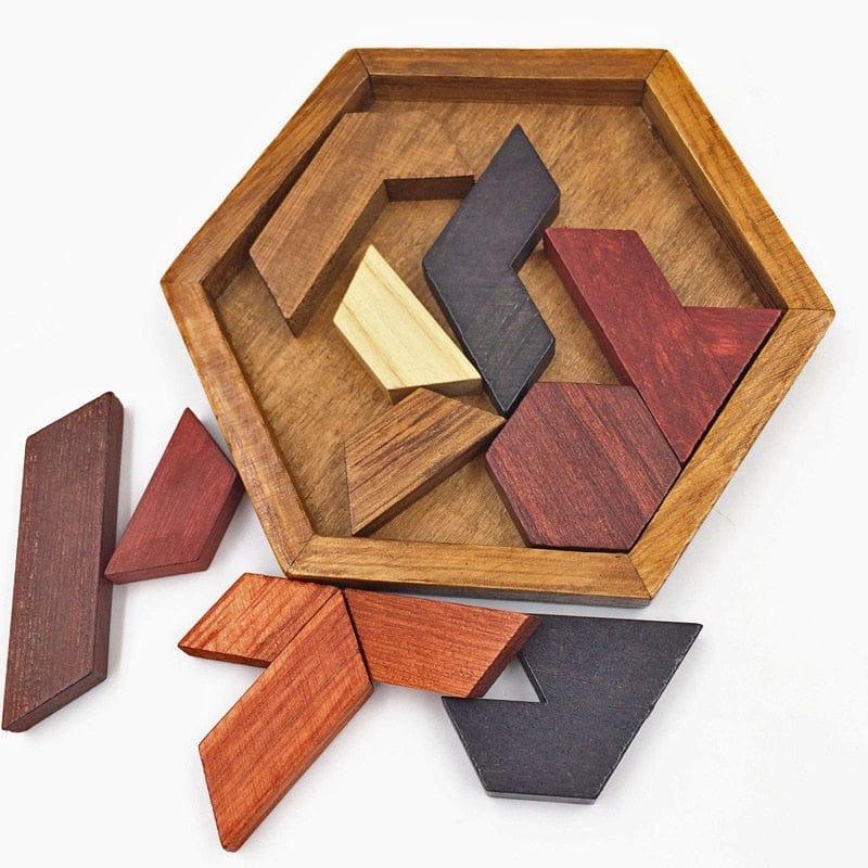 Shop 0 Montessori Educational Wooden Puzzle Mademoiselle Home Decor