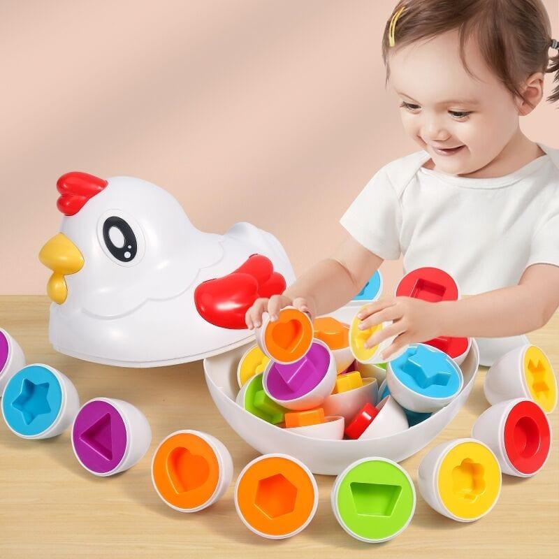 Shop 0 Montessori Eggs Puzzle Toy Mademoiselle Home Decor