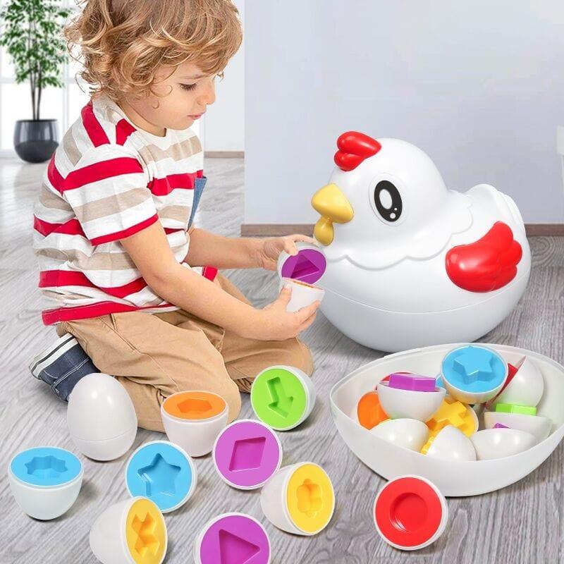 Shop 0 Montessori Eggs Puzzle Toy Mademoiselle Home Decor