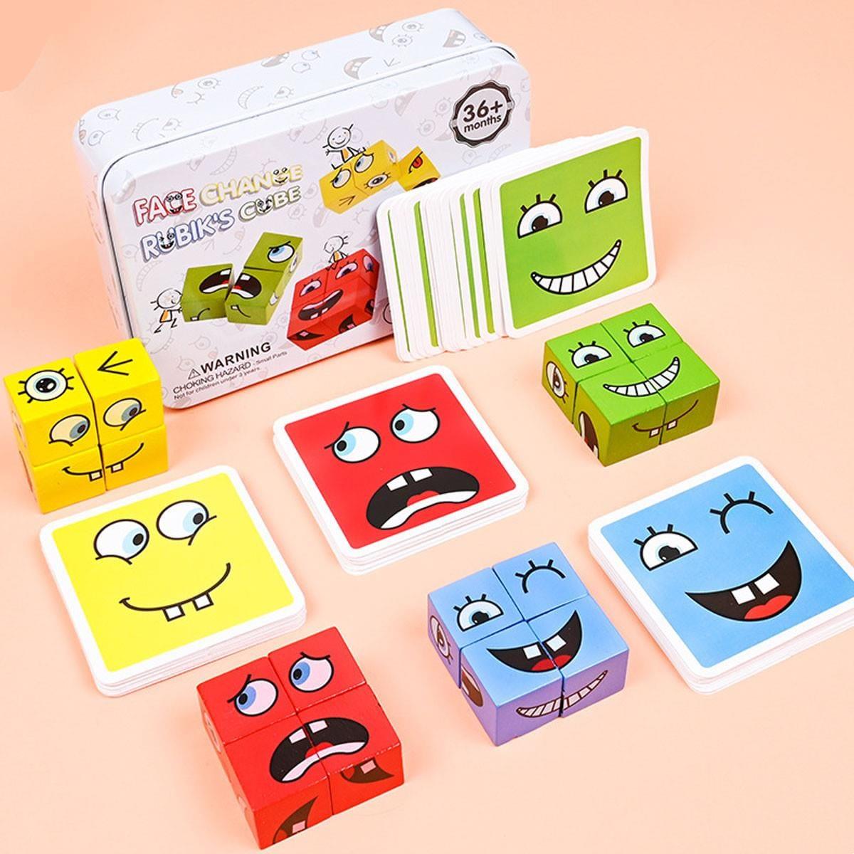 Shop 0 Montessori Emotions Building Blocks Mademoiselle Home Decor