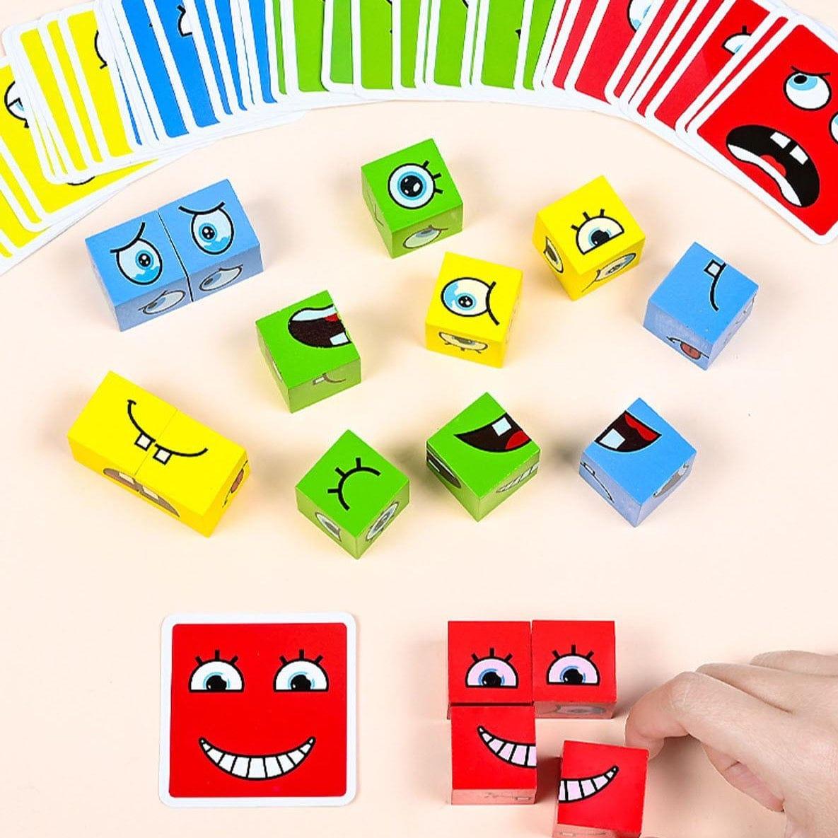 Shop 0 Montessori Emotions Building Blocks Mademoiselle Home Decor