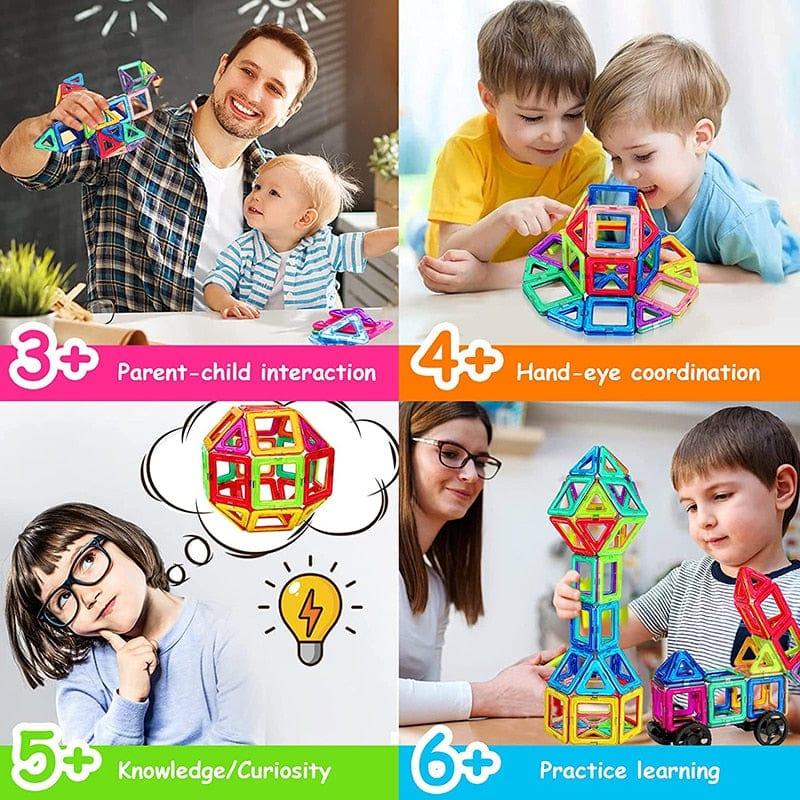 Shop 0 Montessori Magnetic Building Blocks Toy Mademoiselle Home Decor