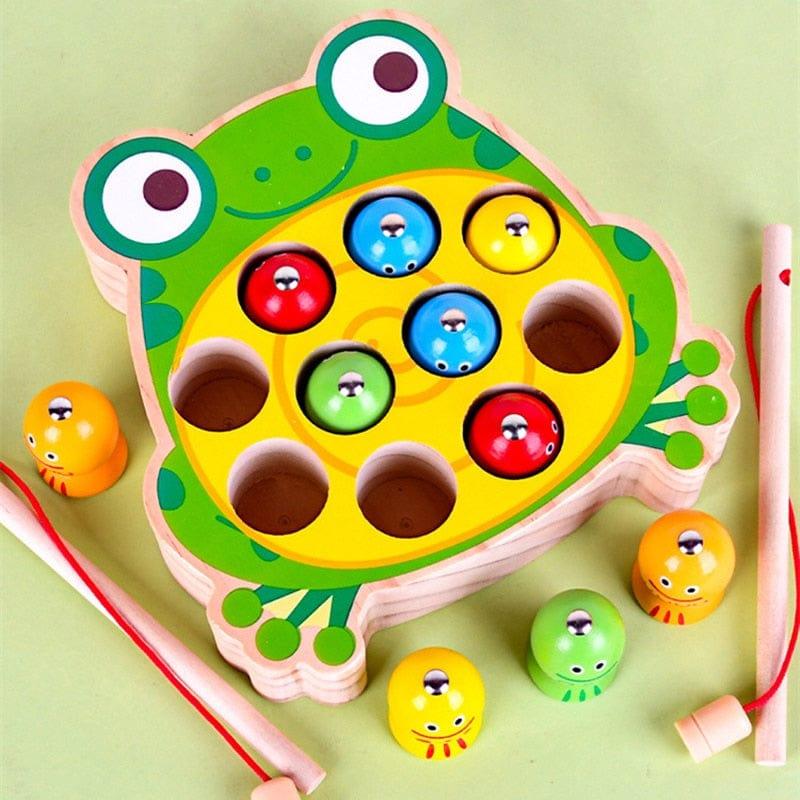 Shop 0 Magnetic Fishing Game Marine Life Cognition Color Number Wooden Toys for Children Montessori Early Educational Parent-child Game Mademoiselle Home Decor