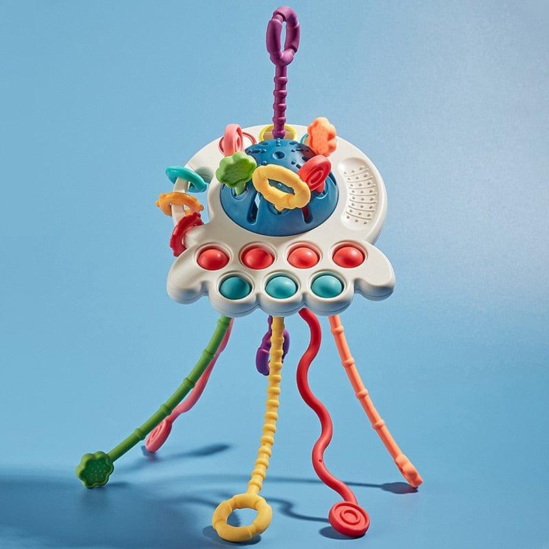 Shop 0 Octopus Blue Montessori Sensory Development Toy Mademoiselle Home Decor