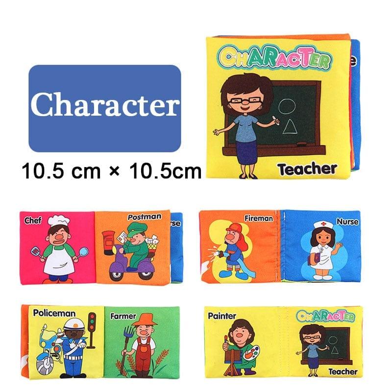 Shop 0 Character 468 Soft Baby Books 3D Touch Feel High Contrast Cloth Book Sensory Early Learning Stroller Toys for Infant Toddler Gifts 0-12 Months Mademoiselle Home Decor