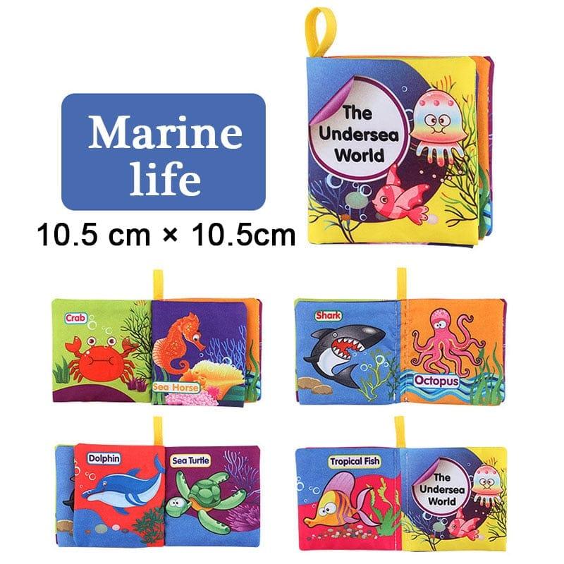 Shop 0 Marine life 468 Montessori Sensory Soft Learning Books Mademoiselle Home Decor