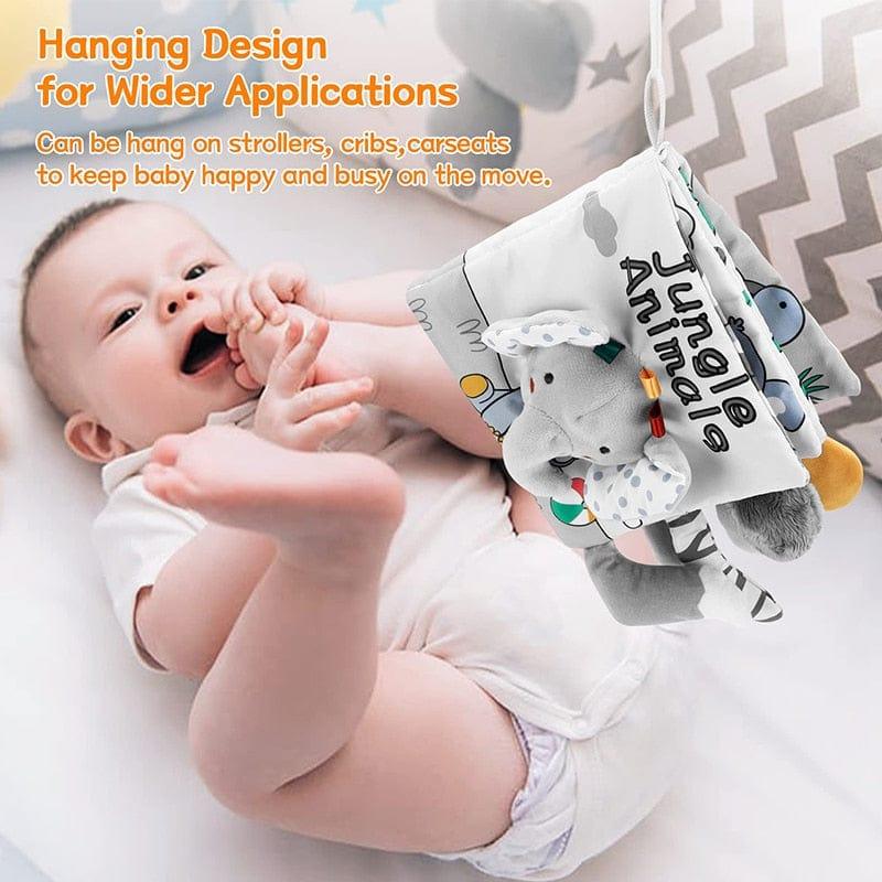 Shop 0 Soft Baby Books 3D Touch Feel High Contrast Cloth Book Sensory Early Learning Stroller Toys for Infant Toddler Gifts 0-12 Months Mademoiselle Home Decor
