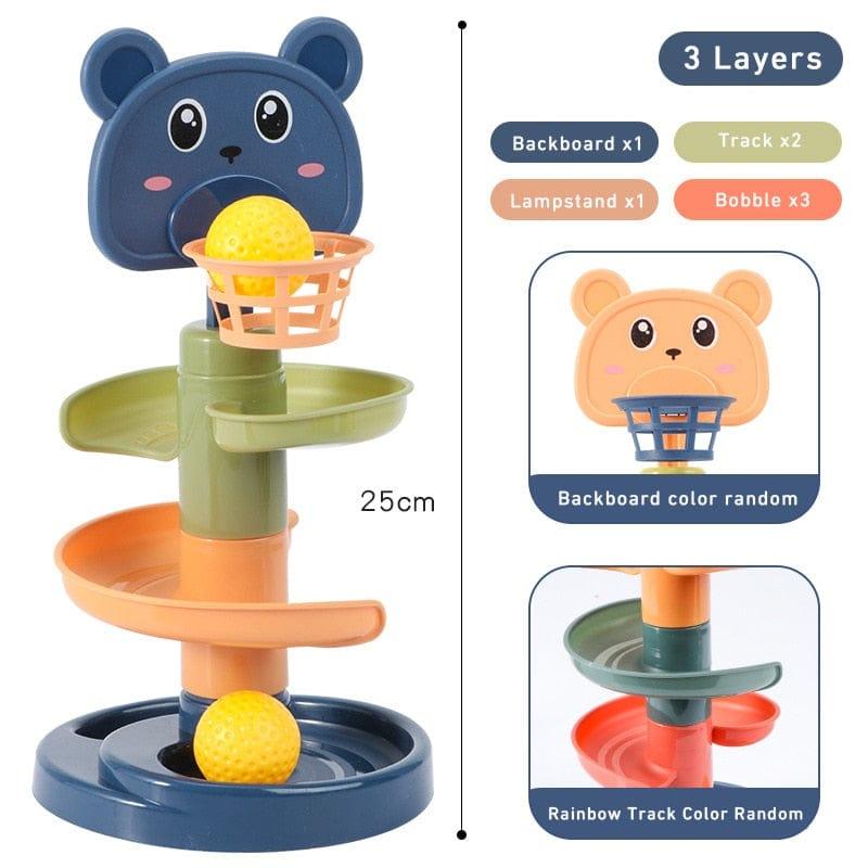 Shop 0 3 layers Montessori Slide Sensory Toy Mademoiselle Home Decor