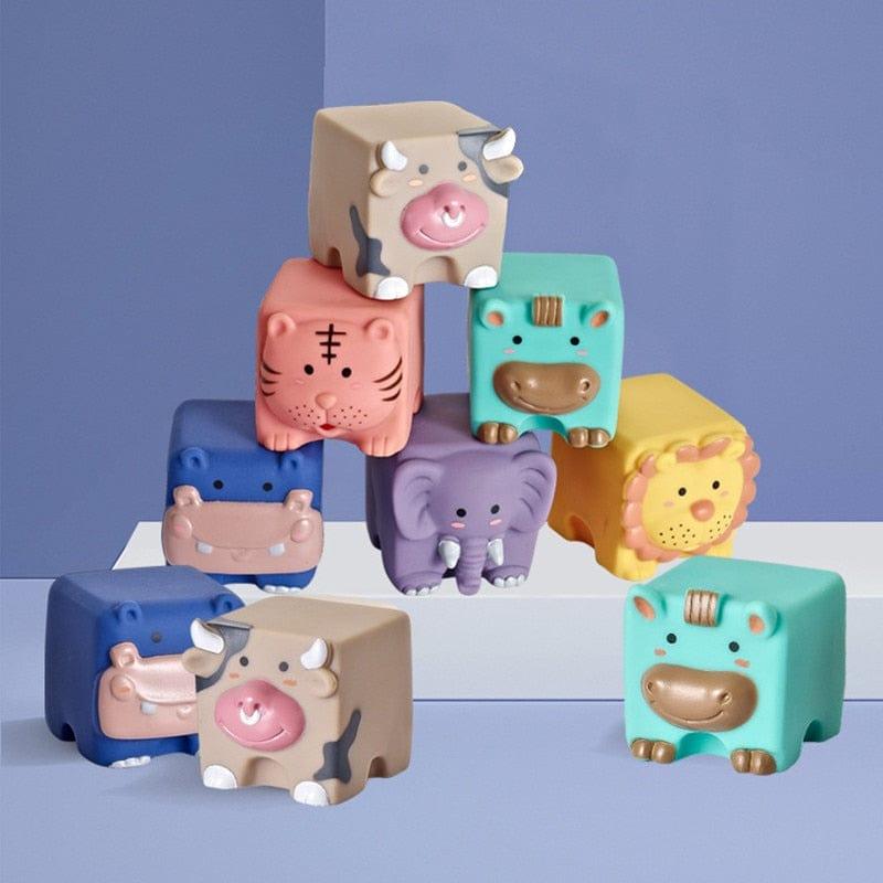 Shop 0 Montessori Soft Baby Learning Blocks Mademoiselle Home Decor