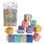 Shop 0 Montessori Soft Baby Learning Blocks Mademoiselle Home Decor