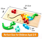 Shop 0 Montessori Wooden Animals Puzzle Mademoiselle Home Decor