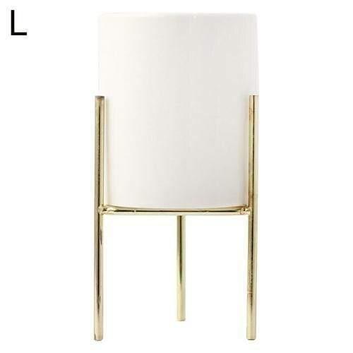 Shop 100005865 Large - Gold Moochi Plant Stand Mademoiselle Home Decor
