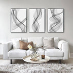 Shop 0 Black and White Nordic Canvas Decorative Paintings Modern Posters and Prints Living Room Bedroom Art 3 Piece Set Wall Home Decor Mademoiselle Home Decor