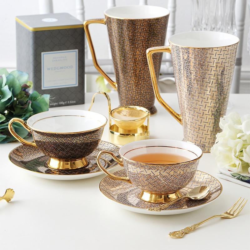 Shop 100003289 Mosaic Cup & Saucer Mademoiselle Home Decor