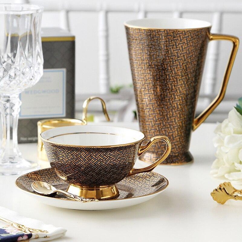 Shop 100003289 Mosaic Cup & Saucer Mademoiselle Home Decor