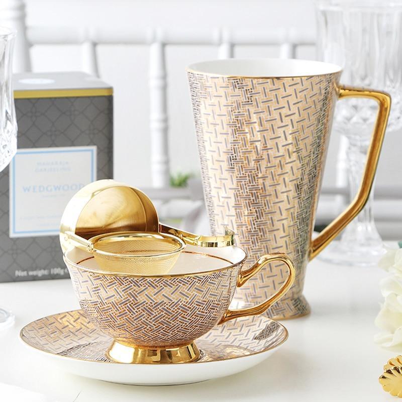 Shop 100003289 Mosaic Cup & Saucer Mademoiselle Home Decor
