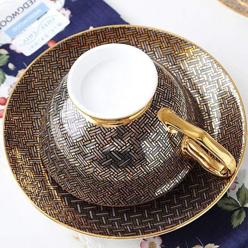 Shop 100003289 Mosaic Cup & Saucer Mademoiselle Home Decor