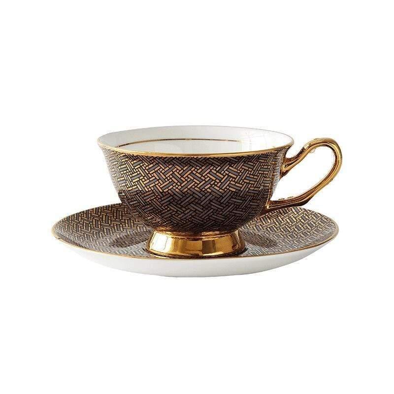 Shop 100003289 A Mosaic Cup & Saucer Mademoiselle Home Decor