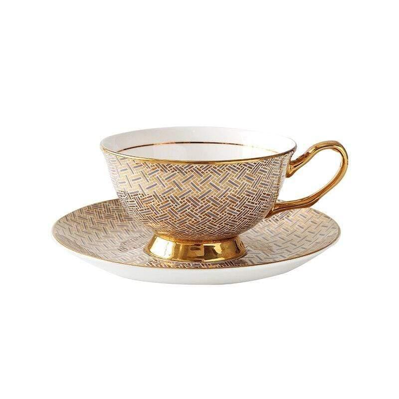 Shop 100003289 B Mosaic Cup & Saucer Mademoiselle Home Decor