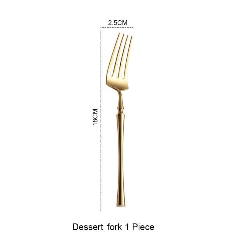 Shop 100003310 Dessert fork Motoko Cutlery Set Mademoiselle Home Decor
