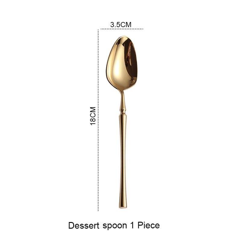 Shop 100003310 Dessert spoon Motoko Cutlery Set Mademoiselle Home Decor