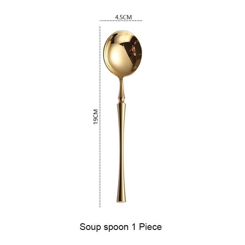 Shop 100003310 Soup spoon Motoko Cutlery Set Mademoiselle Home Decor