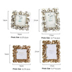 Shop 0 Creative Retro Golden Picture Frame American Ginkgo Leaf Suitable for Decorative Painting 4 Inch 6 Inch Photo Frame Mademoiselle Home Decor