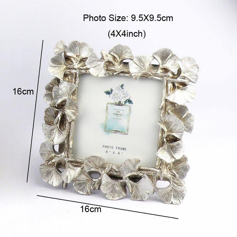 Shop 0 4X4inch Creative Retro Golden Picture Frame American Ginkgo Leaf Suitable for Decorative Painting 4 Inch 6 Inch Photo Frame Mademoiselle Home Decor