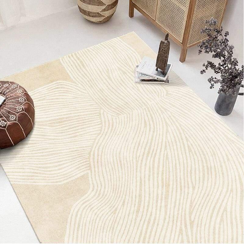 Shop 0 Nordic Art Carpets for Living Room Washable Home Decoration Rectangle Carpet Bathroom Non-slip Floor Mat Bedroom Soft Rugs Mademoiselle Home Decor