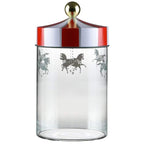 Shop 0 Food Storage Jar Moisture-Proof Sealed Glass Tank Cookie Snack Coffee Beans Storage Tank Creative Carousel Glass Food Bottle Mademoiselle Home Decor