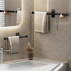 Shop 0 Self-adhesive Bathroom Towel Rack Holder Without Drilling, Wall Mounted Towel Shelf Kitchen Bathroom Accessories Towel Hanger Mademoiselle Home Decor
