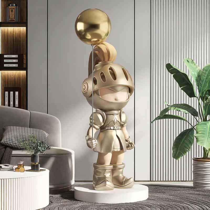 Shop 0 Knight Statue,Home Decor,Resin Sculpture,Living Room Floor Decoration,Figurine,Modern,Nordic,Indoor Ornaments,Accessories,Crafts Mademoiselle Home Decor