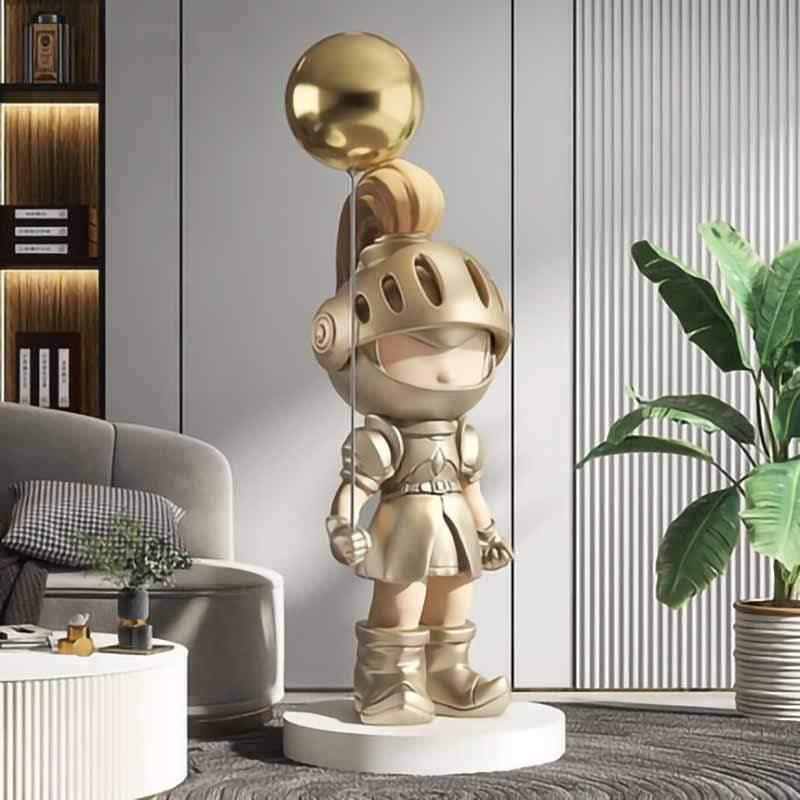 Shop 0 Knight Statue,Home Decor,Resin Sculpture,Living Room Floor Decoration,Figurine,Modern,Nordic,Indoor Ornaments,Accessories,Crafts Mademoiselle Home Decor