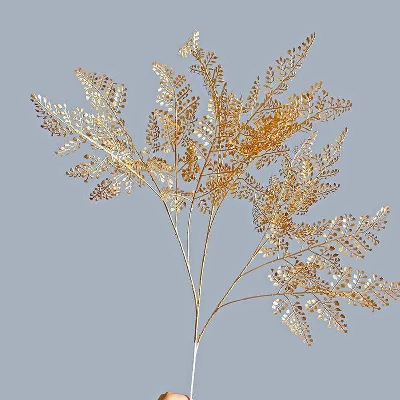 Shop 0 Golden rime leaves Nima Artificial Plant Mademoiselle Home Decor