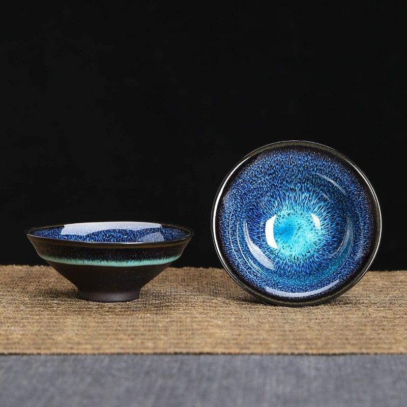 Shop 0 E1 7.1X3CM 30ML 1pc Kiln Change China Ceramic Tea Cup Temmoku Glaze Porcelain Kung Fu Cups Set Pottery Jianzhan Drinkware Tableware Wholesale Mademoiselle Home Decor