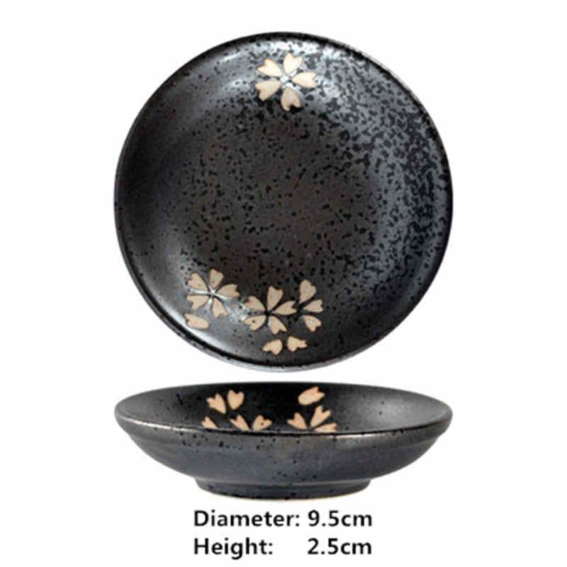 Shop 0 19 1 Japanese small Ceramic Sushi Dishes Soy Sauce Dish Seasoning Saucers  Plates Vinegar Salad Wasabi plate sauce cup gravy boats Mademoiselle Home Decor