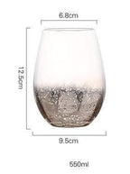 Shop Glass Gold Ice / 1 Piece Noir Glass Mademoiselle Home Decor