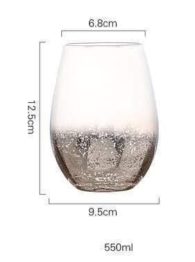 Shop Glass Gold Ice / 1 Piece Noir Glass Mademoiselle Home Decor