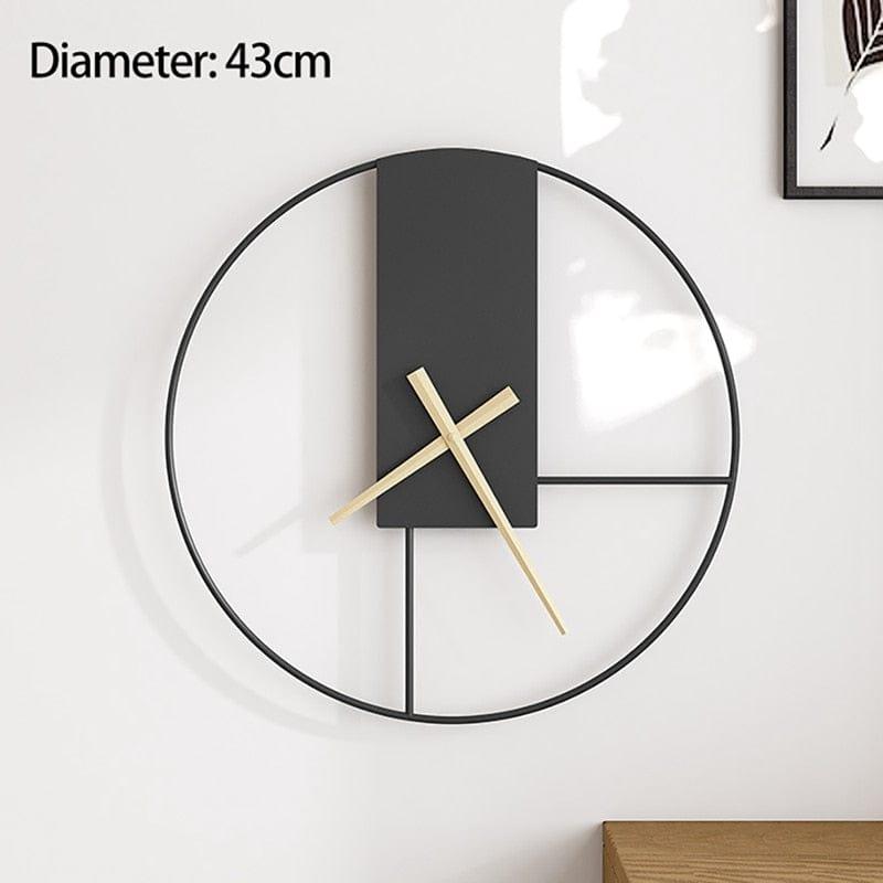 Shop 0 Nordic Retro Luxurious Style Wall Clock Hanging Hollow Metal Clock for Living Room Bedroom Kitchen Wall Decor Mademoiselle Home Decor