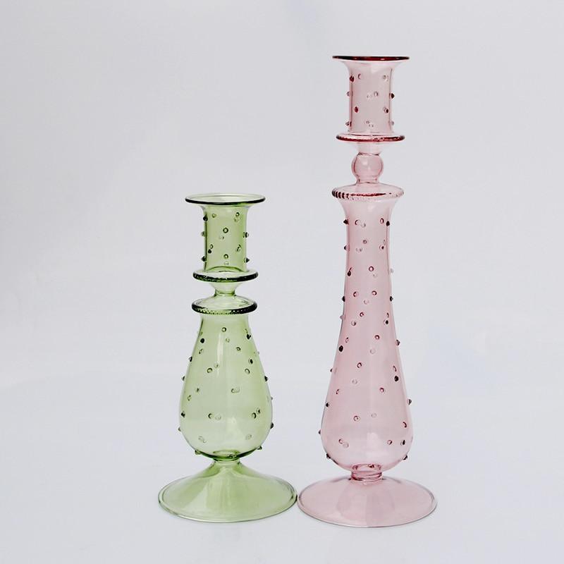 Shop 0 Glass Candle Holder For Wedding Decorations Candlestick Romantic Candelabros Nordic Candle Stand Candle Holders Glass Mademoiselle Home Decor