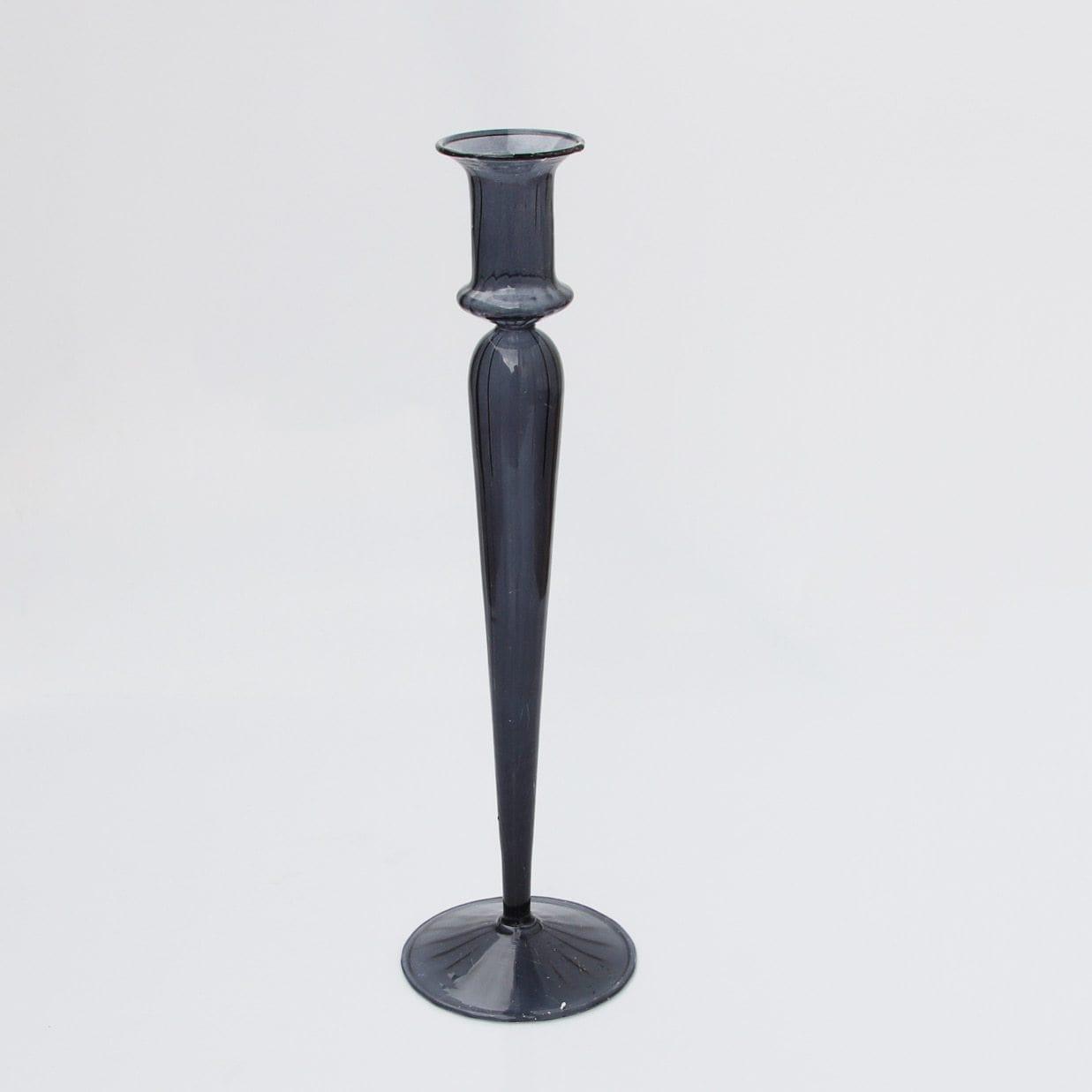 Shop 0 Black Glass Candle Holder For Wedding Decorations Candlestick Romantic Candelabros Nordic Candle Stand Candle Holders Glass Mademoiselle Home Decor