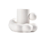 Shop 0 2pcs Home Ceramic Mug Creative Shape Breakfast Coffee Cup Couple Milk Cup 280ml Coffee Mug Living Room Decoration Dining Tableware Mademoiselle Home Decor