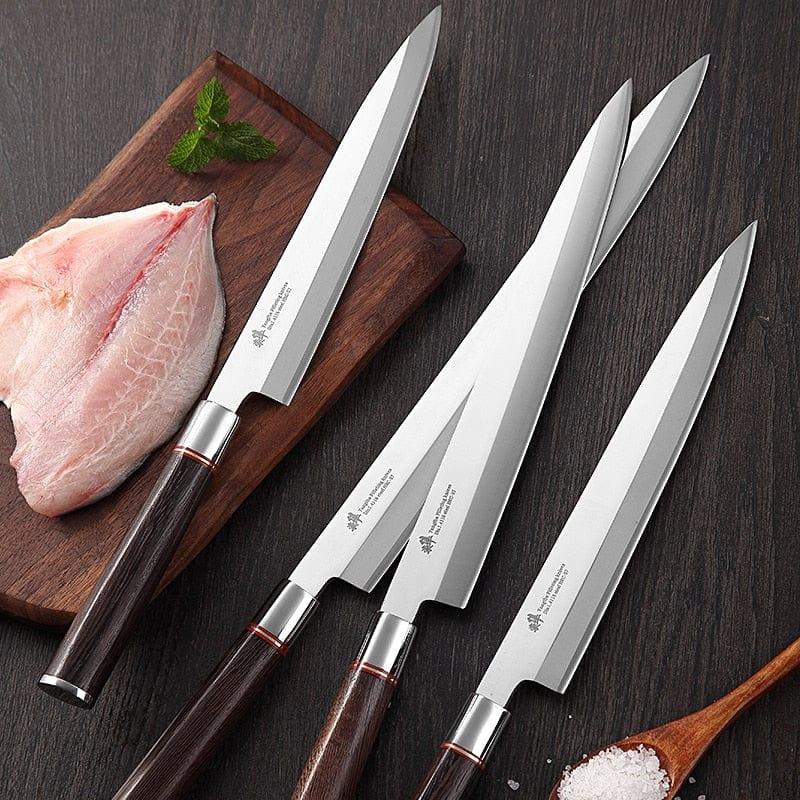 Shop 0 Japanese  sashimi knife Yanagiba Filleting Knives Sushi Germany imports 70Cr15MoV steel Cleaver Salmon Petty Slicing Peeling Mademoiselle Home Decor